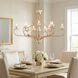 Muse 12 Light 52.5 inch French Gold and White Cashmere Chandelier Ceiling Light