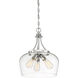 Octave 3 Light 15 inch Polished Chrome Pendant Ceiling Light, Essentials