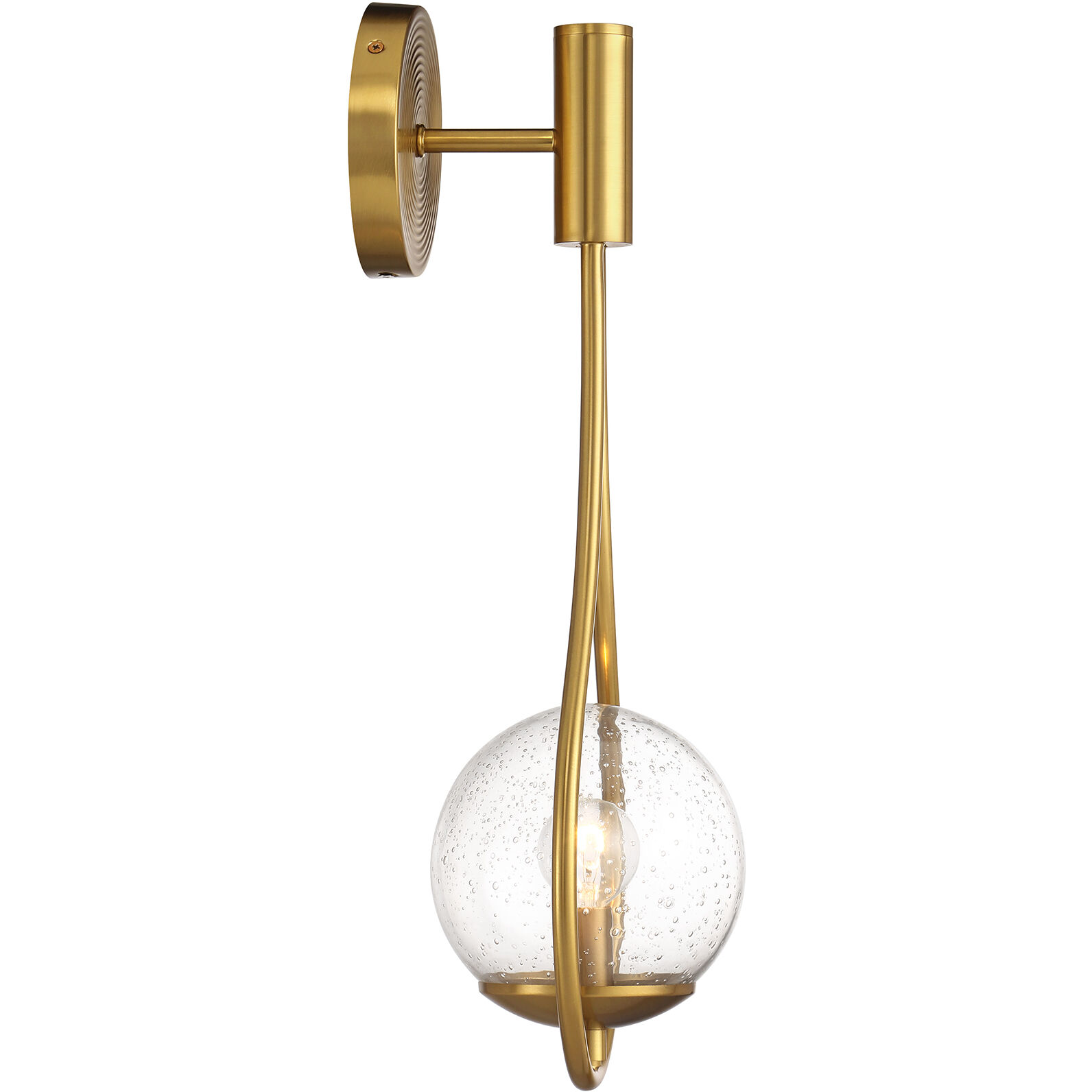 Encino Wall Sconce Wall Light in Warm Brass