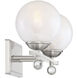Medina 2 Light 16 inch Satin Nickel Bathroom Vanity Light Wall Light