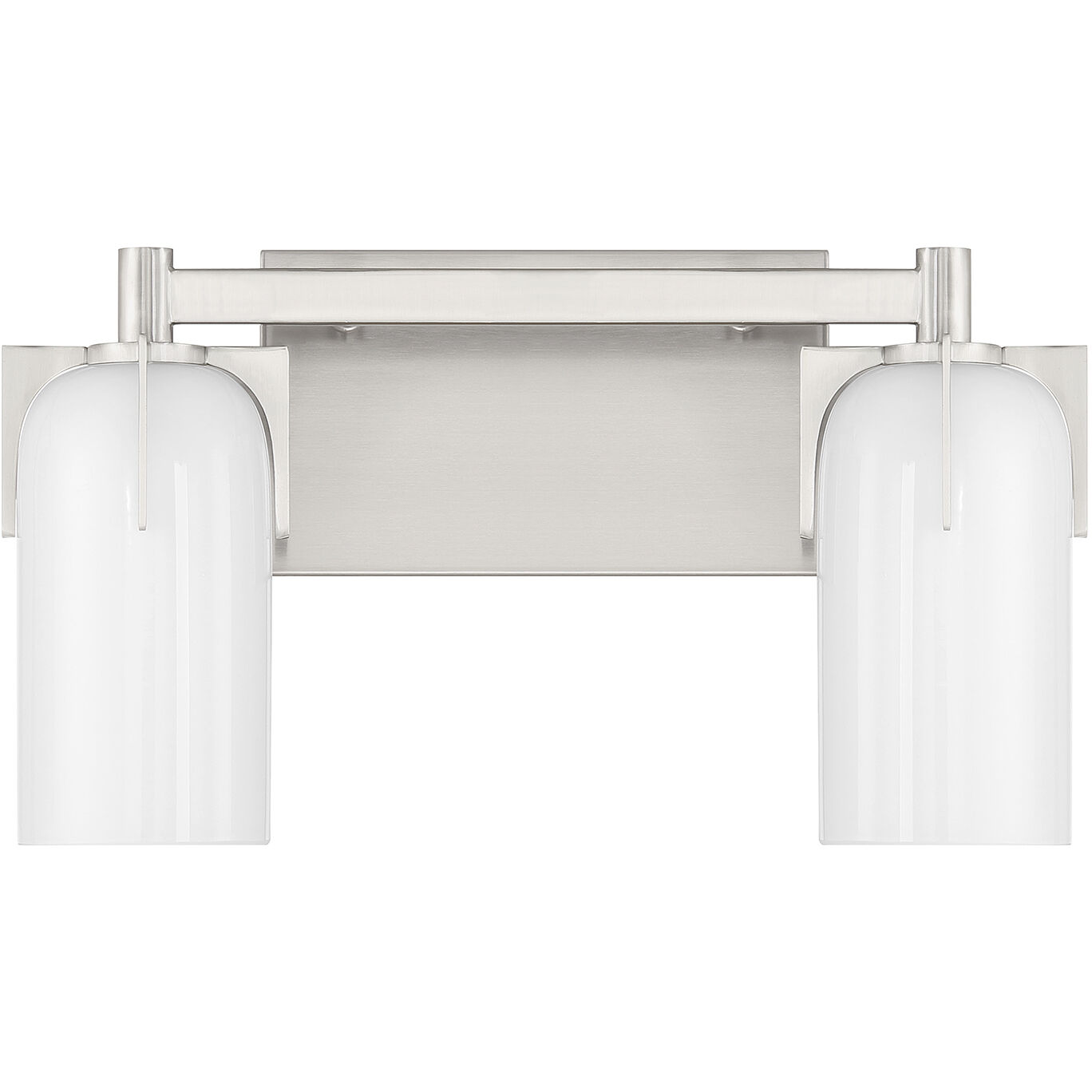 Caldwell 2 Light 14.75 inch Satin Nickel Bathroom Vanity Light Wall Light