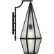 Peninsula 1 Light 24 inch Black Outdoor Wall Lantern