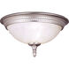 Spirit 1 Light 11 inch Pewter Flush Mount Ceiling Light