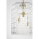Reddick 3 Light 16 inch Warm Brass Pendant Ceiling Light