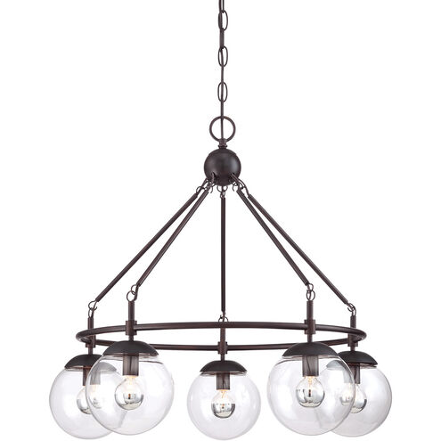 Argo 5 Light 25 inch English Bronze Chandelier Ceiling Light
