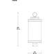 Englewood 3 Light 26 inch Black Outdoor Post Lantern