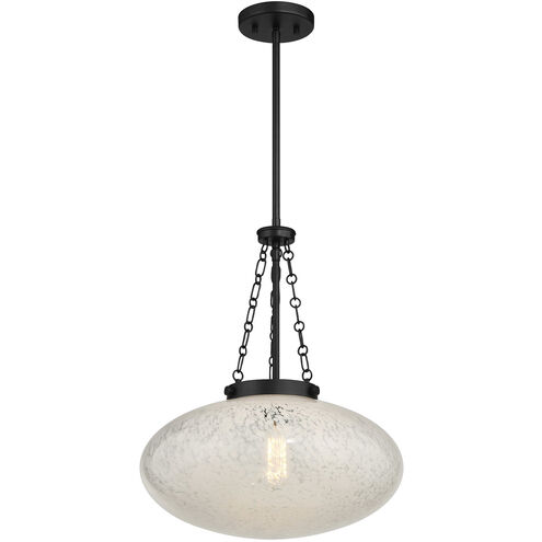 Willow 1 Light 16.5 inch Matte Black Pendant Ceiling Light
