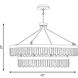 Landon LED 45 inch Warm Brass Pendant Ceiling Light