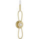 Minette 1 Light 5 inch Spun Gold ADA Wall Sconce Wall Light