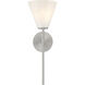 Blair Wall Sconce Wall Light in Satin Nickel