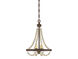 Mallory 2 Light 12 inch Fossil Stone Pendant Ceiling Light