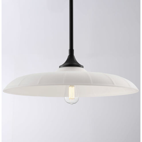 Hadley 1 Light 20 inch Matte Black Pendant Ceiling Light