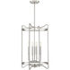 Kent 4 Light 16 inch Satin Nickel Pendant Ceiling Light, Essentials
