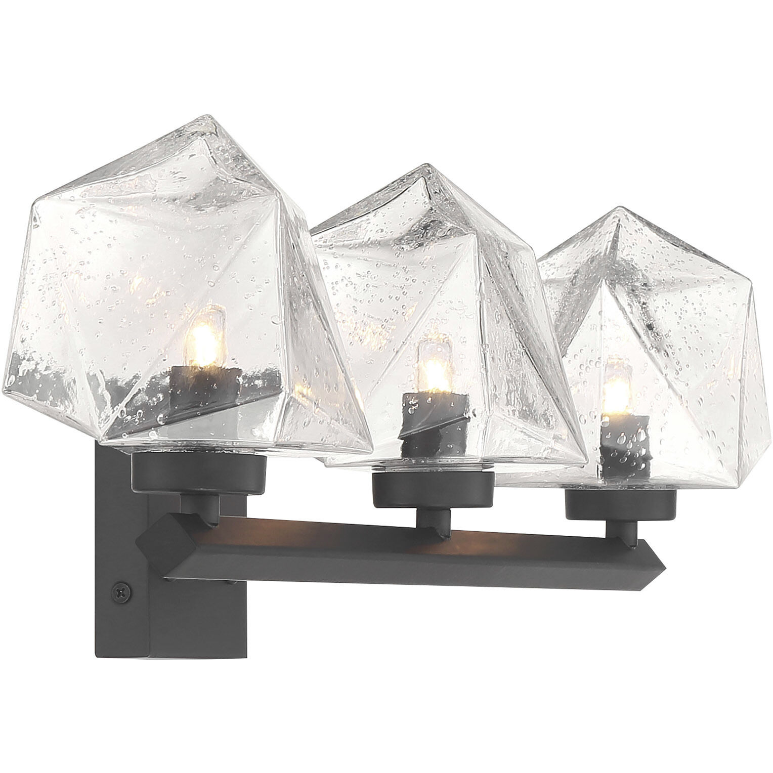 Castello LED 25 inch Matte Black Bathroom Vanity Light Wall Light