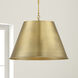 Alden 1 Light 18.25 inch Warm Brass Pendant Ceiling Light, Essentials