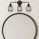 Connell 3 Light 23.25 inch English Bronze Bathroom Vanity Light Wall Light