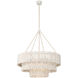 Phong 9 Light 30 inch Blanco Chandelier Ceiling Light