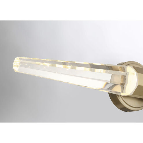 Beaumont LED 28 inch Noble Brass Bathroom Vanity Light Wall Light