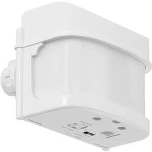 Stella White Outdoor Flood Motion Sensor, Essentials