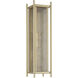Jacobs 2 Light 22 inch Serene Brass Outdoor Wall Lantern
