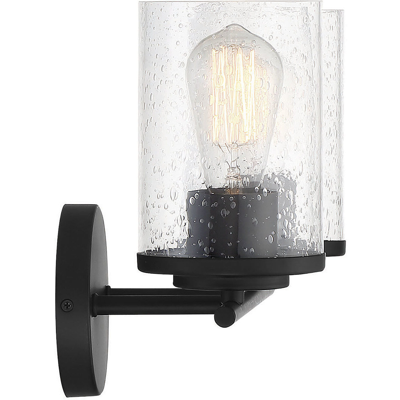 Marshall 2 Light 13.25 inch Black Bathroom Vanity Light Wall Light, Essentials