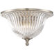Aberdeen 2 Light 14 inch Satin Nickel Flush Mount Ceiling Light