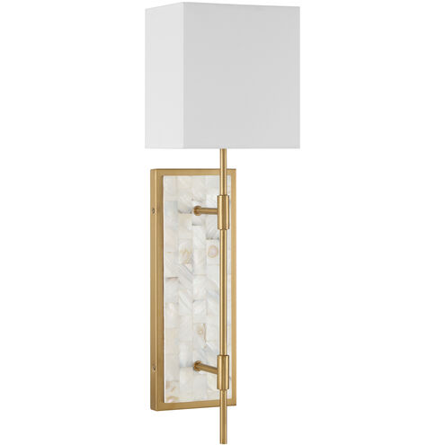 Eastover 1 Light 6.5 inch Warm Brass Wall Sconce Wall Light