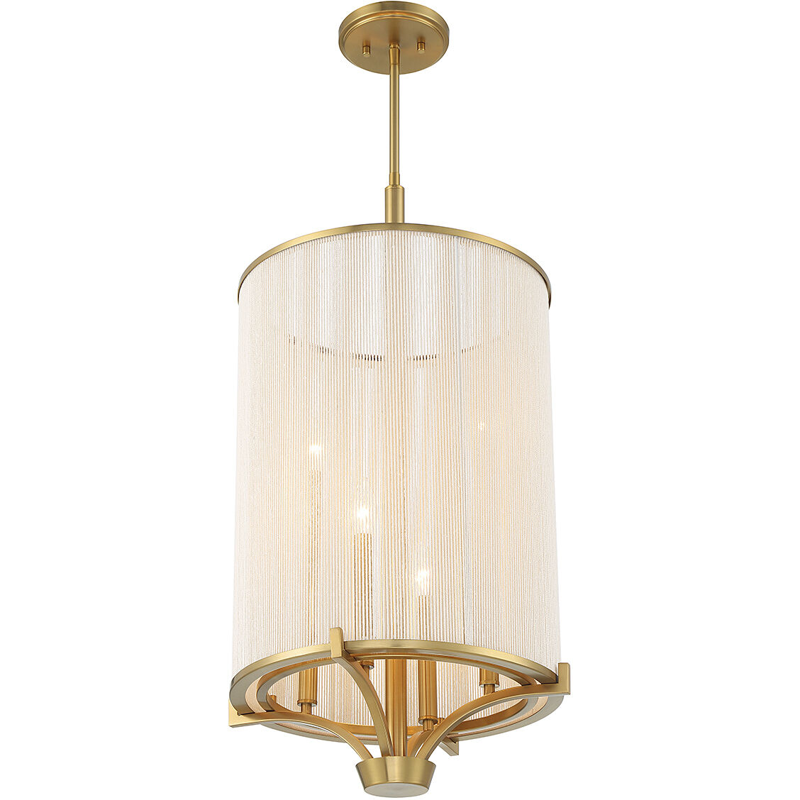 Wynwood 4 Light 16 inch Warm Brass Chandelier Ceiling Light