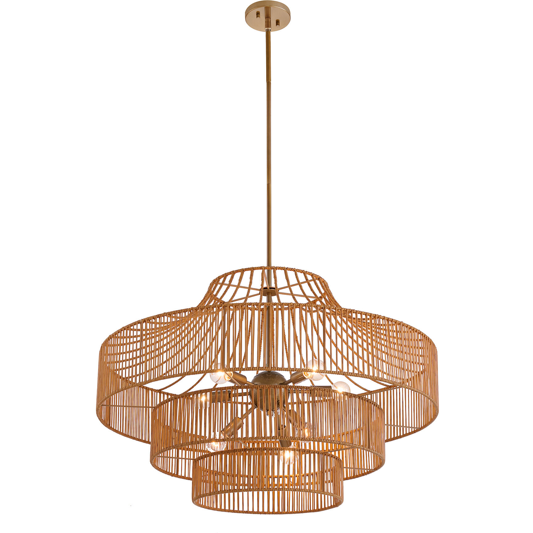 Savoy House 7-9906-8-171 Medlock 8 Light 32 inch Burnished Brass