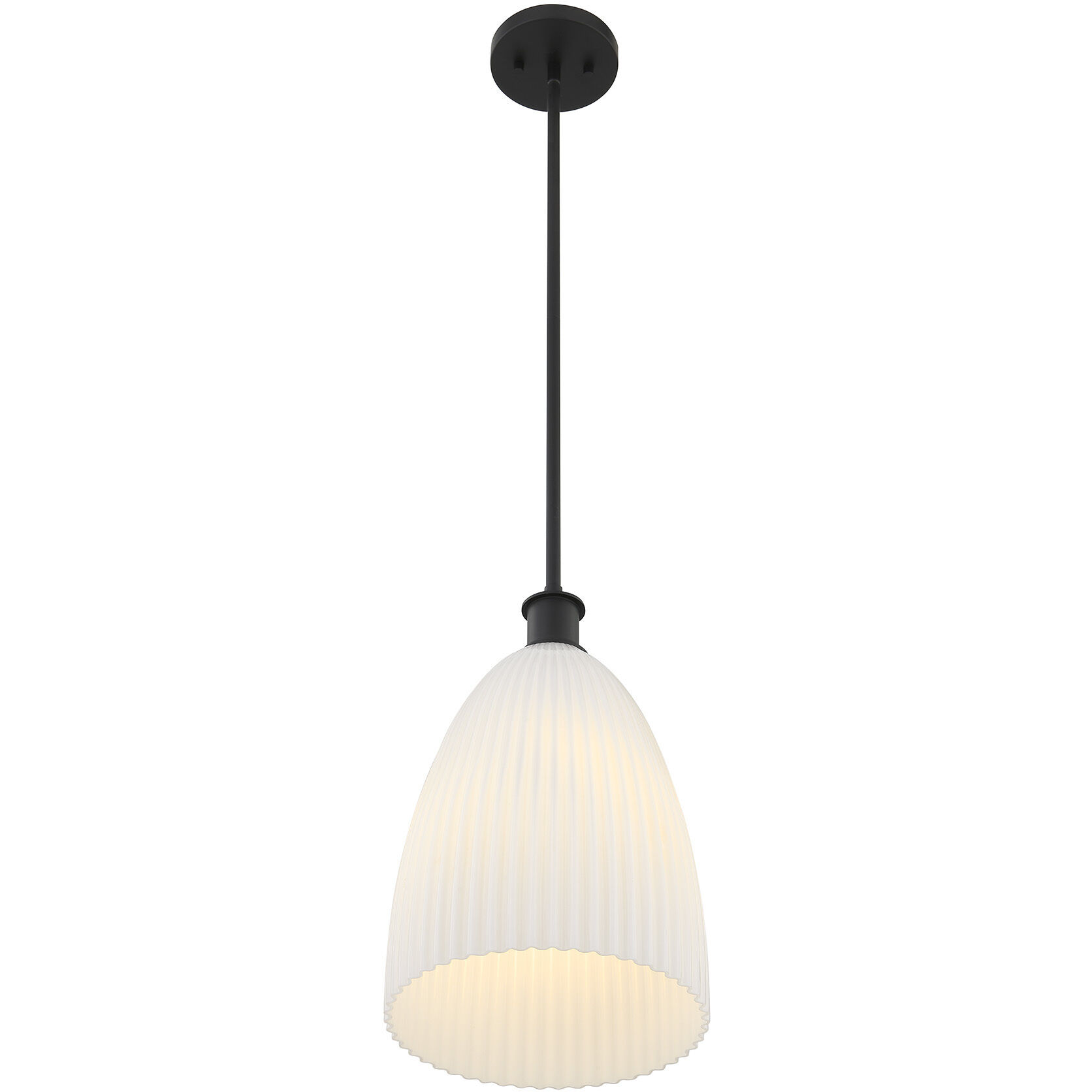 Baldwin 1 Light 10 inch Matte Black Pendant Ceiling Light, Essentials