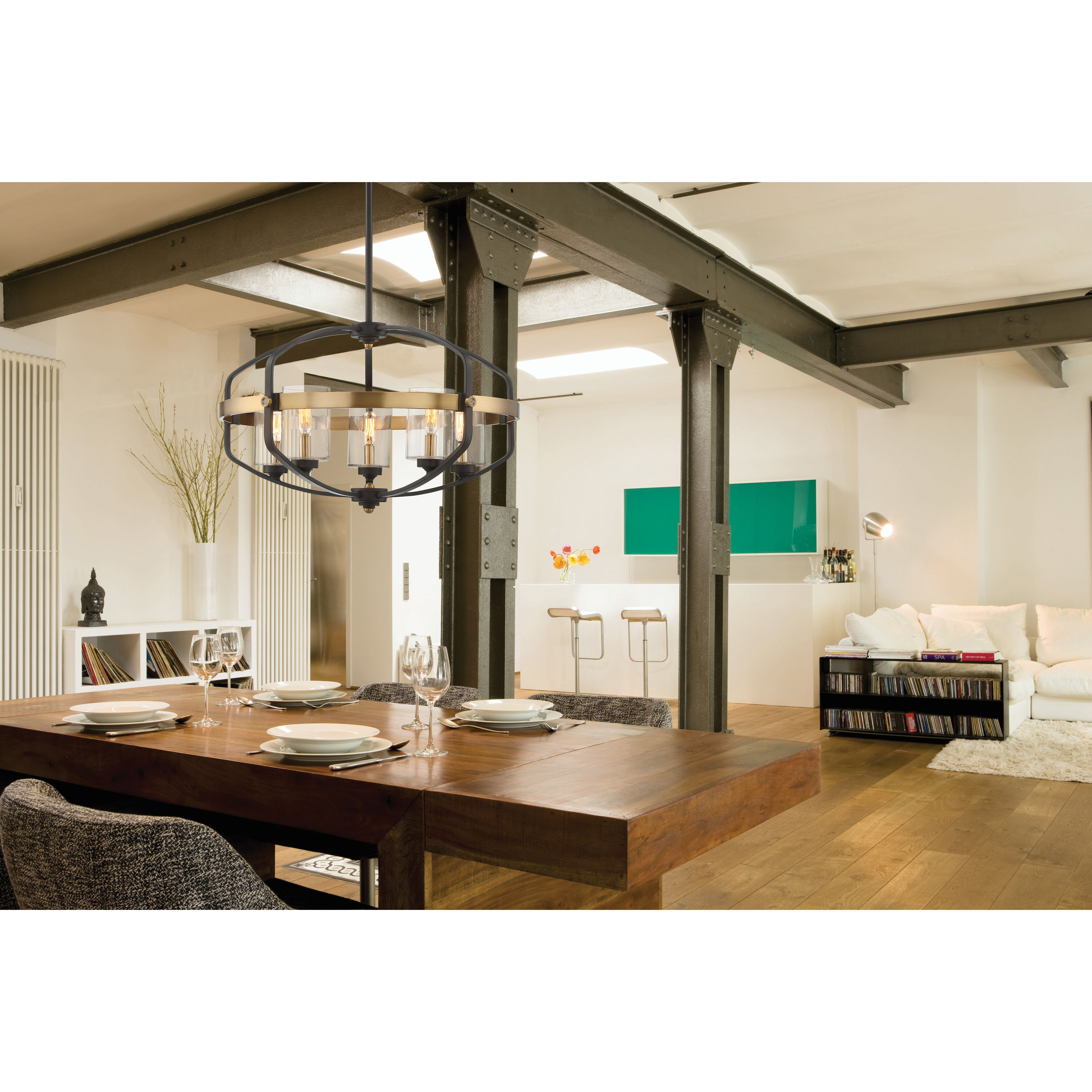 Savoy House 7 8041 5 79 Kirkland 5 Light 24 inch English Bronze