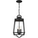 Inglewood 3 Light 9 inch Black Outdoor Hanging Lantern