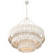 Phong 9 Light 30 inch Blanco Chandelier Ceiling Light