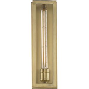 Clifton 1 Light 5 inch Polished Nickel Wall Sconce Wall Light, Essentials