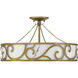 Halstead 6 Light 20.25 inch Antique Patina Semi-Flush Ceiling Light