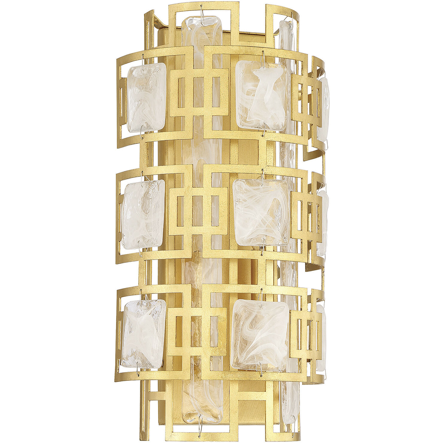 Portia 2 Light 8 inch True Gold Wall Sconce Wall Light