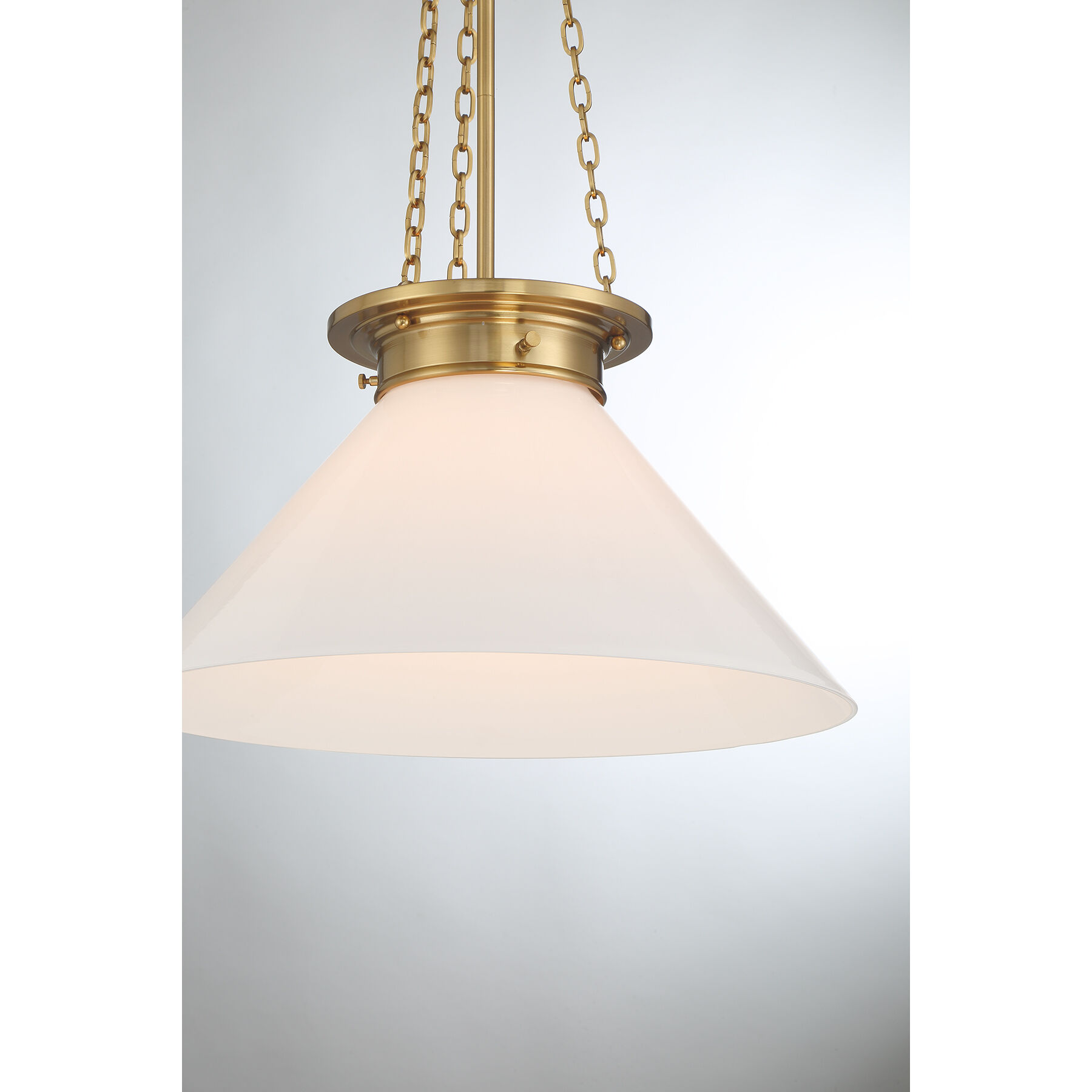 Myers 1 Light 18 inch Warm Brass Pendant Ceiling Light