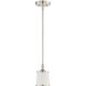Hagen 1 Light 5 inch Satin Nickel Mini Pendant Ceiling Light