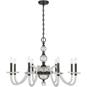 Aragon 8 Light 34 inch Mediterranean Bronze Chandelier Ceiling Light
