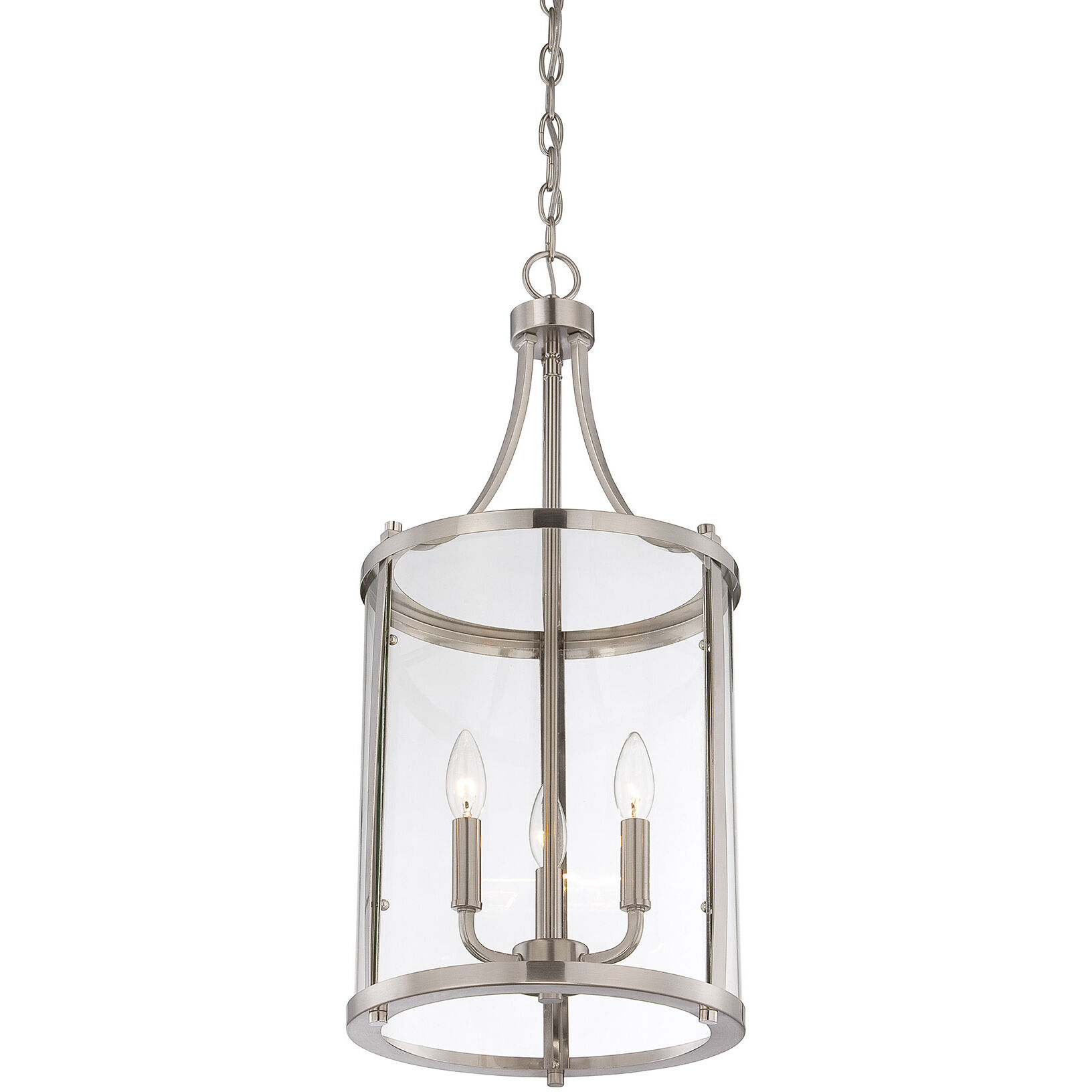 Penrose 3 Light 12 inch Satin Nickel Pendant Ceiling Light, Essentials