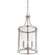 Penrose 3 Light 12 inch Satin Nickel Pendant Ceiling Light, Essentials