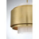 Beacon 4 Light 20 inch Burnished Brass Pendant Ceiling Light 