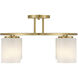 Herron 4 Light 24 inch Warm Brass Semi-Flush Ceiling Light