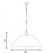 Alta 1 Light 30 inch Concrete and Brass Pendant Ceiling Light
