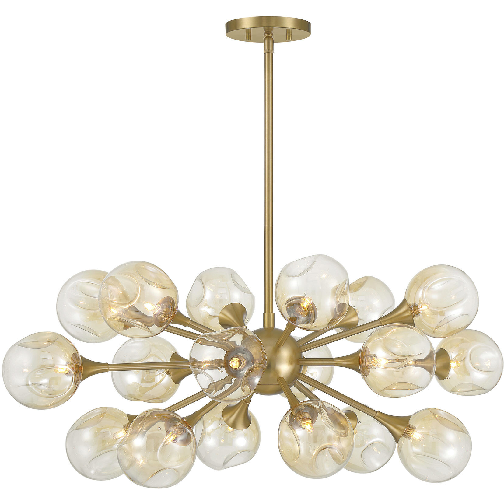 Matisse 18 Light 20.5 inch Warm Brass Chandelier Ceiling Light