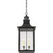 Monte Grande 4 Light 13 inch Slate Outdoor Hanging Lantern