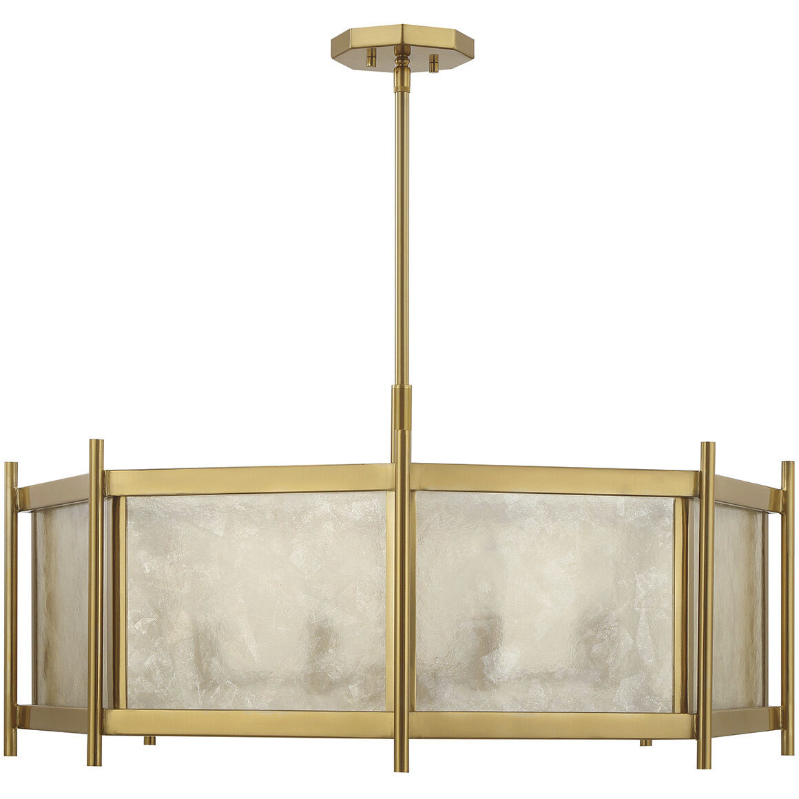 Jacobs 8 Light 32 inch Warm Brass Chandelier Ceiling Light
