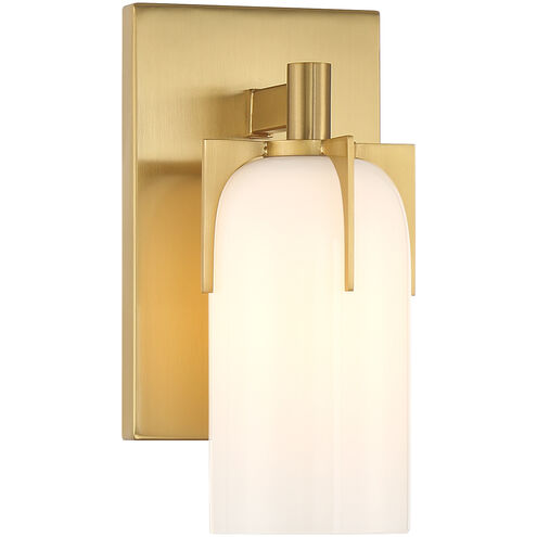 Caldwell 1 Light 4.75 inch Warm Brass Bathroom Vanity Light Wall Light