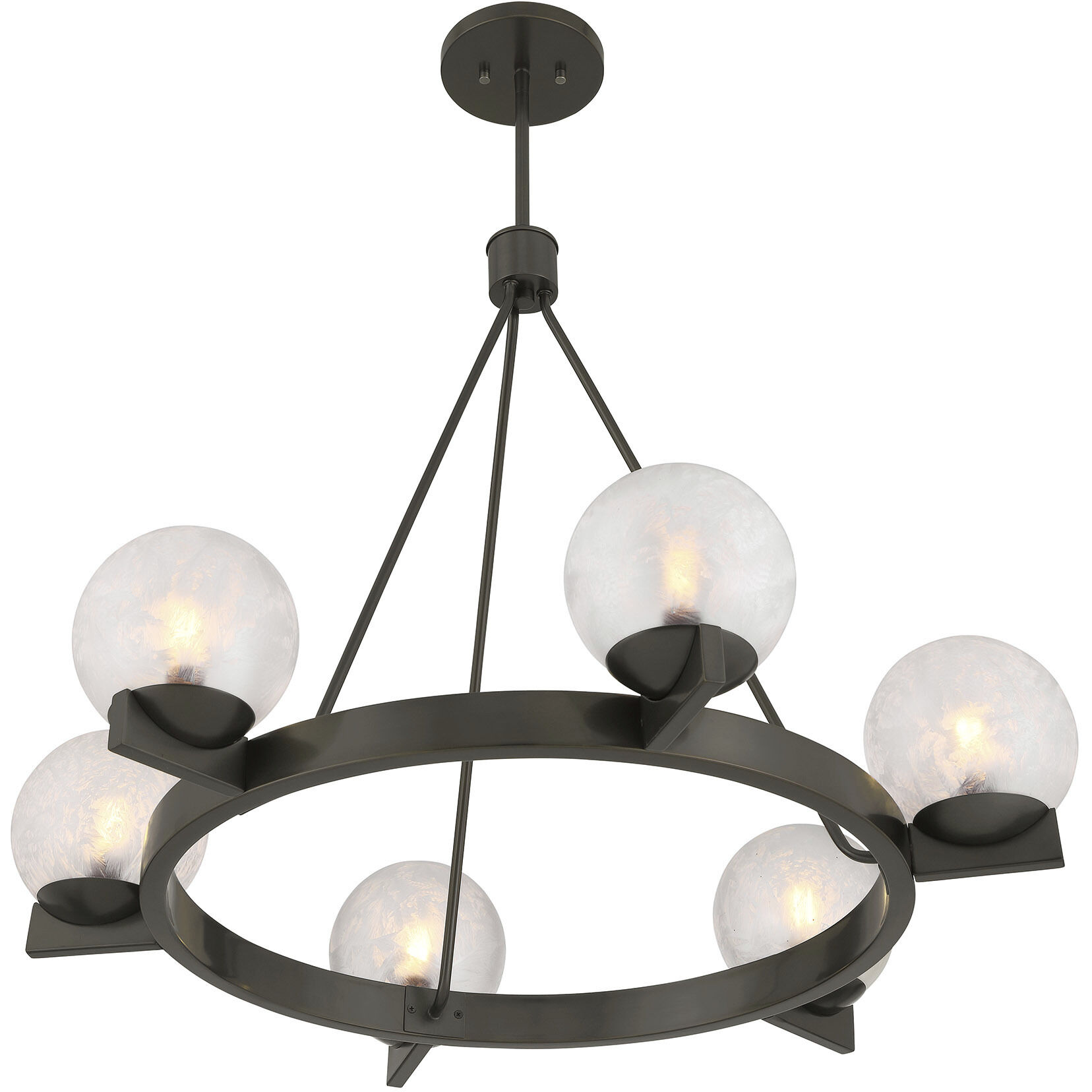 Darien 6 Light 32 inch Mediterranean Bronze Chandelier Ceiling Light