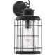 Fletcher 1 Light 17 inch Oxidized Black Outdoor Wall Lantern